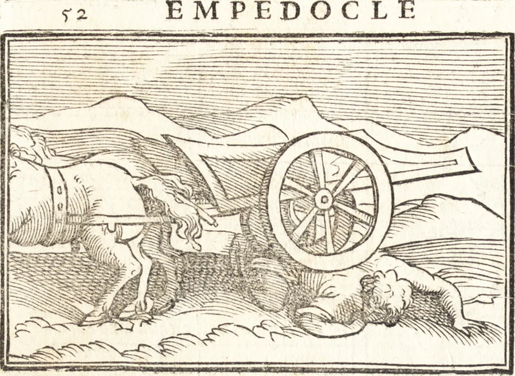 An illustration from Le ingeniose sorti, composte per Francesco Marcolini da Forli : intitulate Giardino di pensieri, 1550, leaf 69