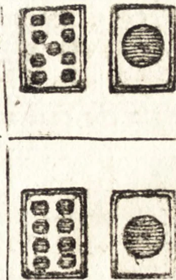 An illustration from Le ingeniose sorti, composte per Francesco Marcolini da Forli : intitulate Giardino di pensieri, 1550, leaf 70