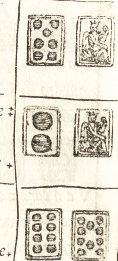 An illustration from Le ingeniose sorti, composte per Francesco Marcolini da Forli : intitulate Giardino di pensieri, 1550, leaf 73