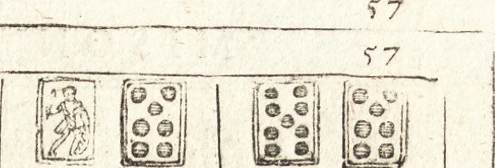 An illustration from Le ingeniose sorti, composte per Francesco Marcolini da Forli : intitulate Giardino di pensieri, 1550, leaf 76