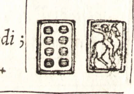 An illustration from Le ingeniose sorti, composte per Francesco Marcolini da Forli : intitulate Giardino di pensieri, 1550, leaf 81