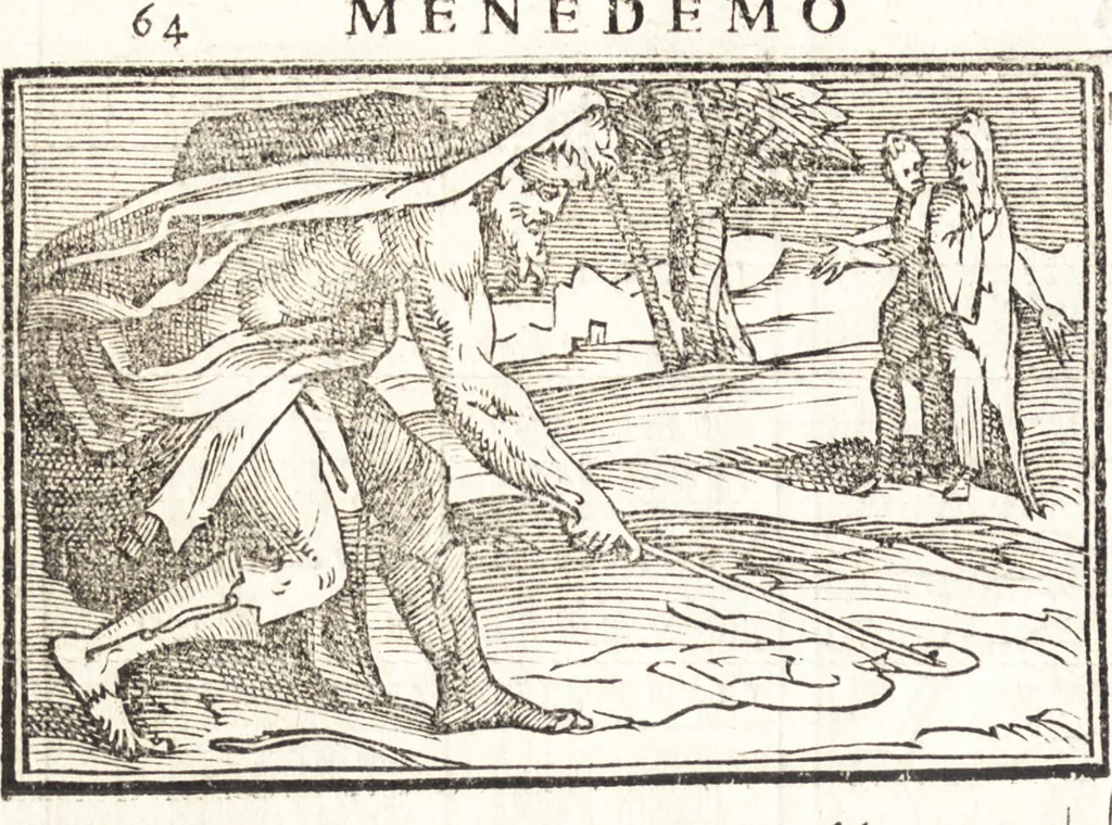 An illustration from Le ingeniose sorti, composte per Francesco Marcolini da Forli : intitulate Giardino di pensieri, 1550, leaf 85