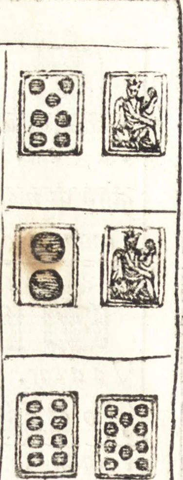 An illustration from Le ingeniose sorti, composte per Francesco Marcolini da Forli : intitulate Giardino di pensieri, 1550, leaf 85