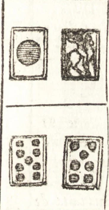 An illustration from Le ingeniose sorti, composte per Francesco Marcolini da Forli : intitulate Giardino di pensieri, 1550, leaf 86