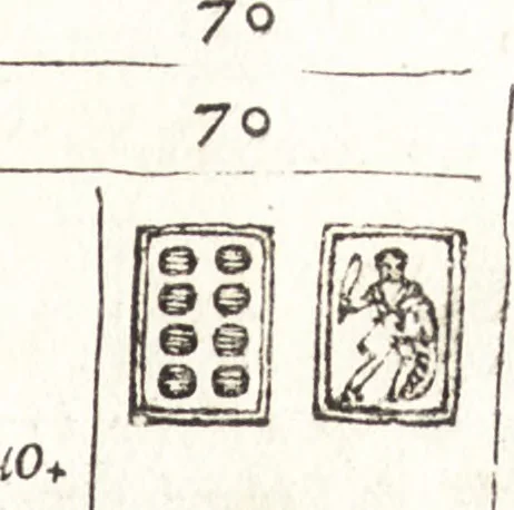 An illustration from Le ingeniose sorti, composte per Francesco Marcolini da Forli : intitulate Giardino di pensieri, 1550, leaf 94