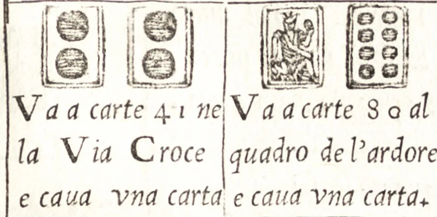 An illustration from Le ingeniose sorti, composte per Francesco Marcolini da Forli : intitulate Giardino di pensieri, 1550, leaf 96