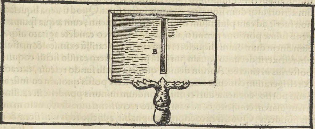 An illustration from Georgii Agricolae De re metallica : libri XII. Quibus officia, instrumenta, machinae, ac omnia deni[que] ad metallicam spectantia, non modo luculentissimè describuntur, sed & per effigies, suis locis infertas, adiunctis latinis, germanicis [que] appellationibus ita ob oculos ponuntur, ut clarius tradi non possint. ; Eiusdem De animantibus subterraneis liber,, 1556, leaf 208