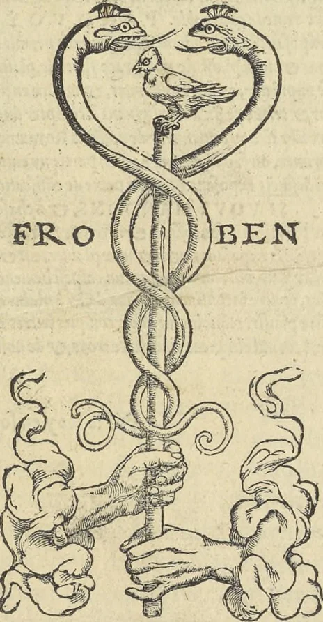 An illustration from Georgii Agricolae De re metallica : libri XII. Quibus officia, instrumenta, machinae, ac omnia deni[que] ad metallicam spectantia, non modo luculentissimè describuntur, sed & per effigies, suis locis infertas, adiunctis latinis, germanicis [que] appellationibus ita ob oculos ponuntur, ut clarius tradi non possint. ; Eiusdem De animantibus subterraneis liber,, 1556, leaf 4