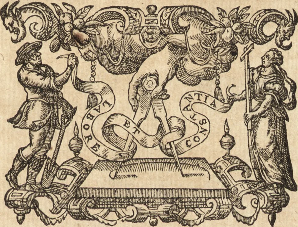 An illustration from Ivsti LipsI Epistolarvm selectarvm centvria prima-[qvinta] miscellanea, 1605, leaf 134