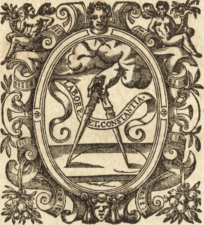 An illustration from Ivsti LipsI Epistolarvm selectarvm centvria prima-[qvinta] miscellanea, 1605, leaf 578
