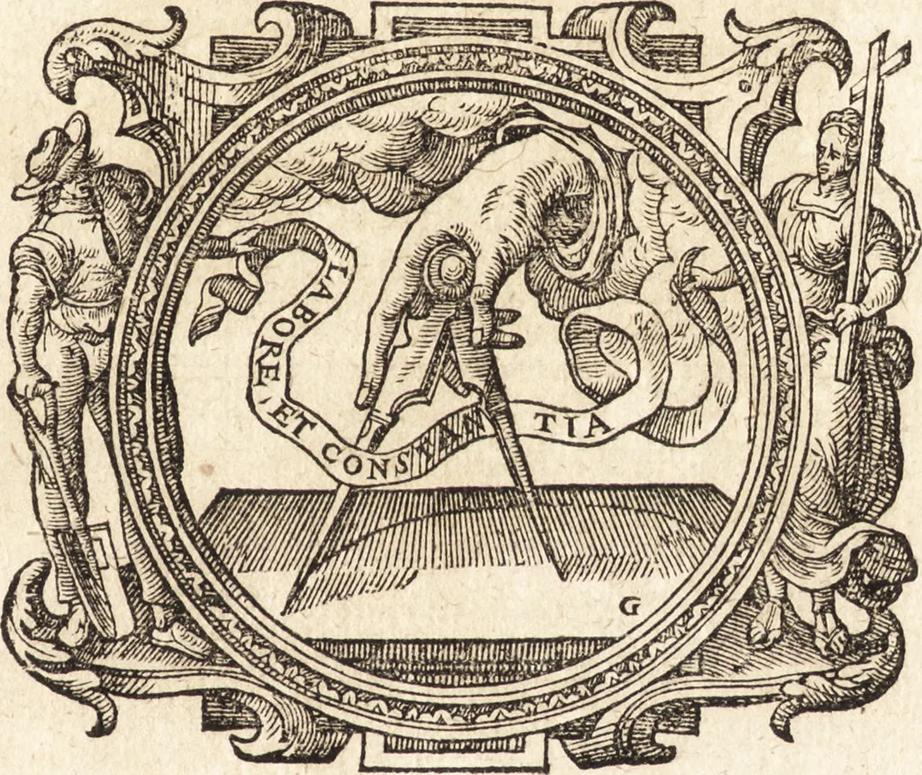 An illustration from Ivsti LipsI dissertativncvla apvd principes : item C. PlinI Panegyricvs liber Traiano dictvs, 1604, leaf 10