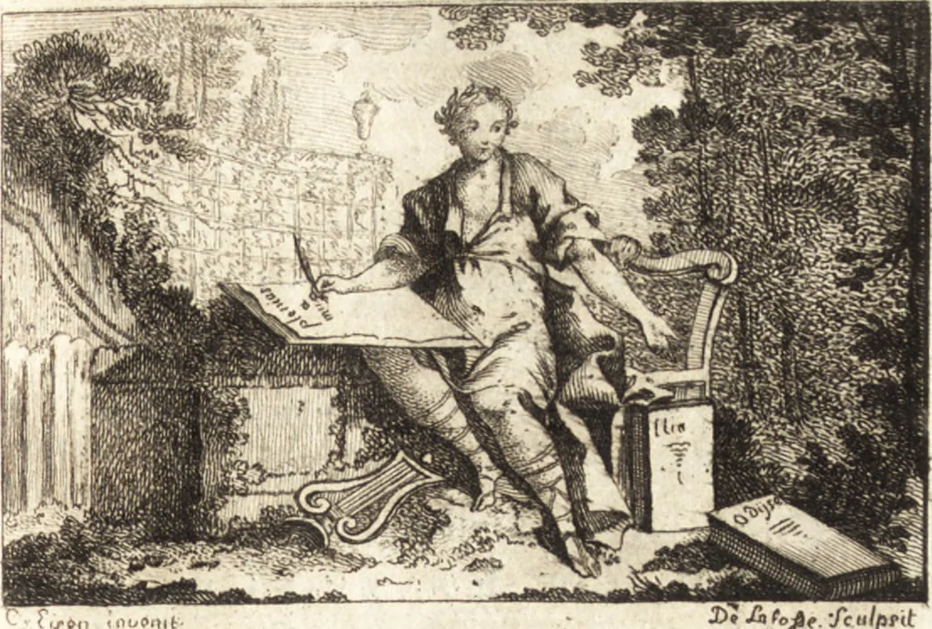 An illustration from Les beaux arts reduits à un même principe, 1746, leaf 82