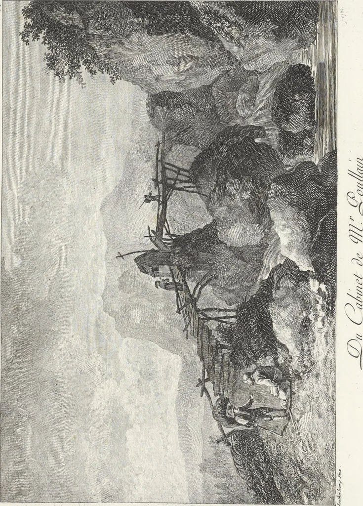 An illustration from Collection de cent-vingt estampes, gravées d'après les tableaux & dessins qui composoient le cabinet de M. Poullain, receveur général des domaines du roi, décédé en 1780 : précédé d'un abrégé historique de la vie des auteurs qui la composent, 1781, leaf 110