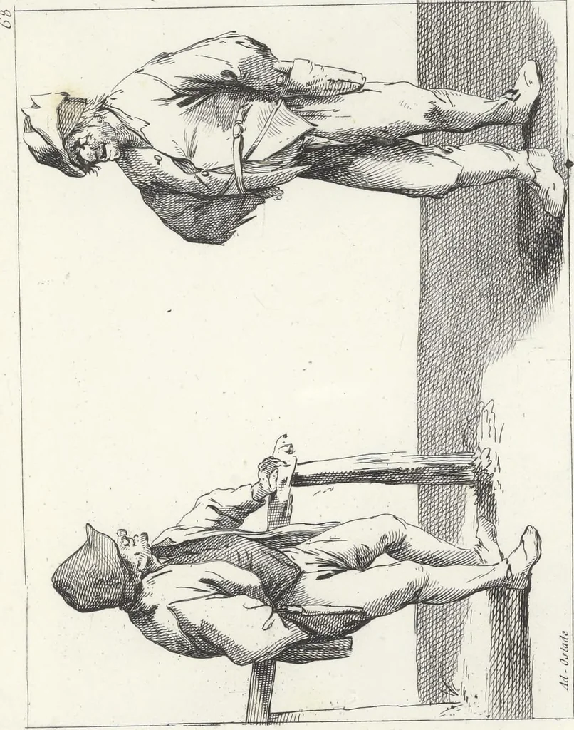 An illustration from Collection de cent-vingt estampes, gravées d'après les tableaux & dessins qui composoient le cabinet de M. Poullain, receveur général des domaines du roi, décédé en 1780 : précédé d'un abrégé historique de la vie des auteurs qui la composent, 1781, leaf 134