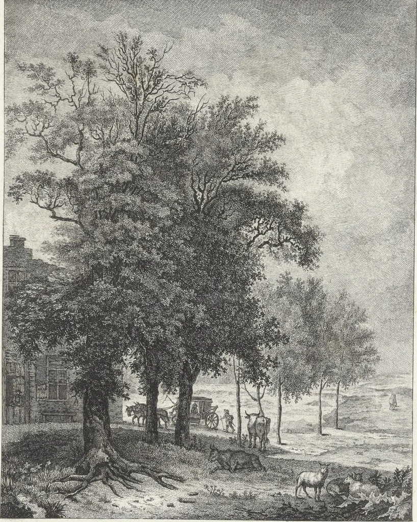 An illustration from Collection de cent-vingt estampes, gravées d'après les tableaux & dessins qui composoient le cabinet de M. Poullain, receveur général des domaines du roi, décédé en 1780 : précédé d'un abrégé historique de la vie des auteurs qui la composent, 1781, leaf 152