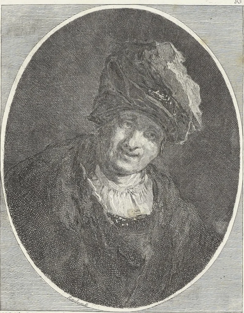 An illustration from Collection de cent-vingt estampes, gravées d'après les tableaux & dessins qui composoient le cabinet de M. Poullain, receveur général des domaines du roi, décédé en 1780 : précédé d'un abrégé historique de la vie des auteurs qui la composent, 1781, leaf 164