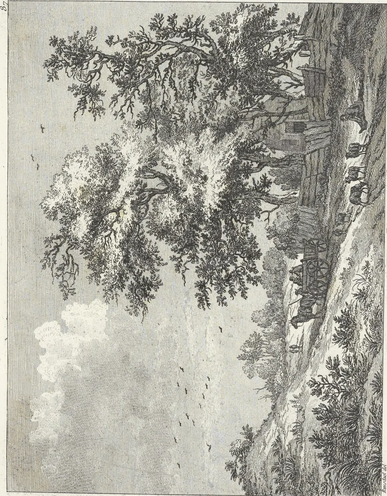 An illustration from Collection de cent-vingt estampes, gravées d'après les tableaux & dessins qui composoient le cabinet de M. Poullain, receveur général des domaines du roi, décédé en 1780 : précédé d'un abrégé historique de la vie des auteurs qui la composent, 1781, leaf 172
