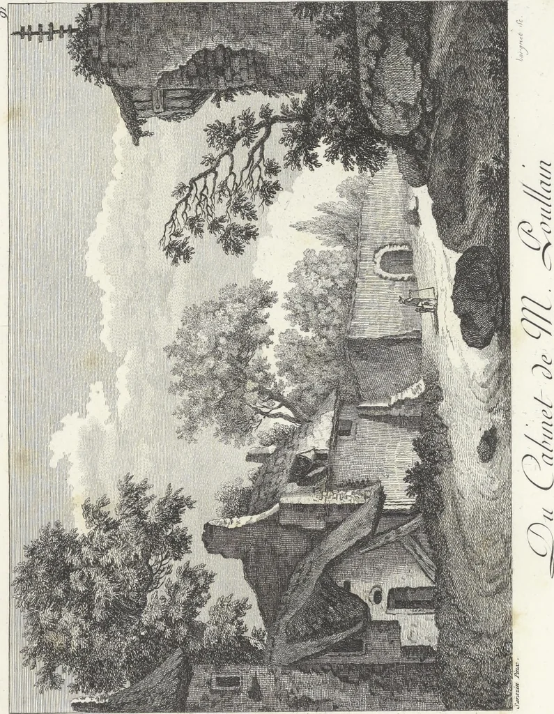 An illustration from Collection de cent-vingt estampes, gravées d'après les tableaux & dessins qui composoient le cabinet de M. Poullain, receveur général des domaines du roi, décédé en 1780 : précédé d'un abrégé historique de la vie des auteurs qui la composent, 1781, leaf 180