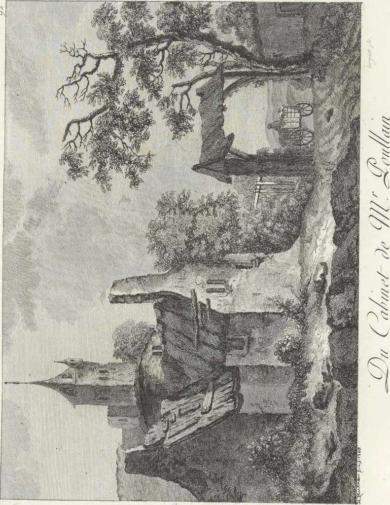 An illustration from Collection de cent-vingt estampes, gravées d'après les tableaux & dessins qui composoient le cabinet de M. Poullain, receveur général des domaines du roi, décédé en 1780 : précédé d'un abrégé historique de la vie des auteurs qui la composent, 1781, leaf 182