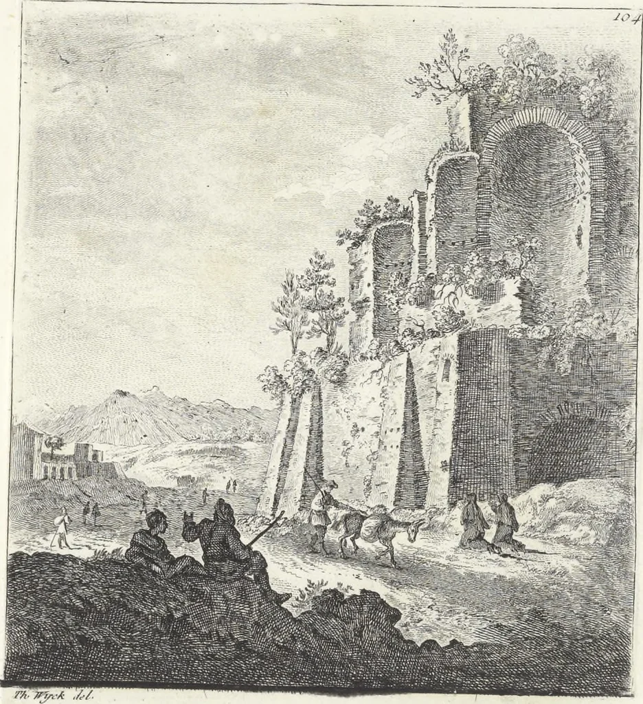 An illustration from Collection de cent-vingt estampes, gravées d'après les tableaux & dessins qui composoient le cabinet de M. Poullain, receveur général des domaines du roi, décédé en 1780 : précédé d'un abrégé historique de la vie des auteurs qui la composent, 1781, leaf 206