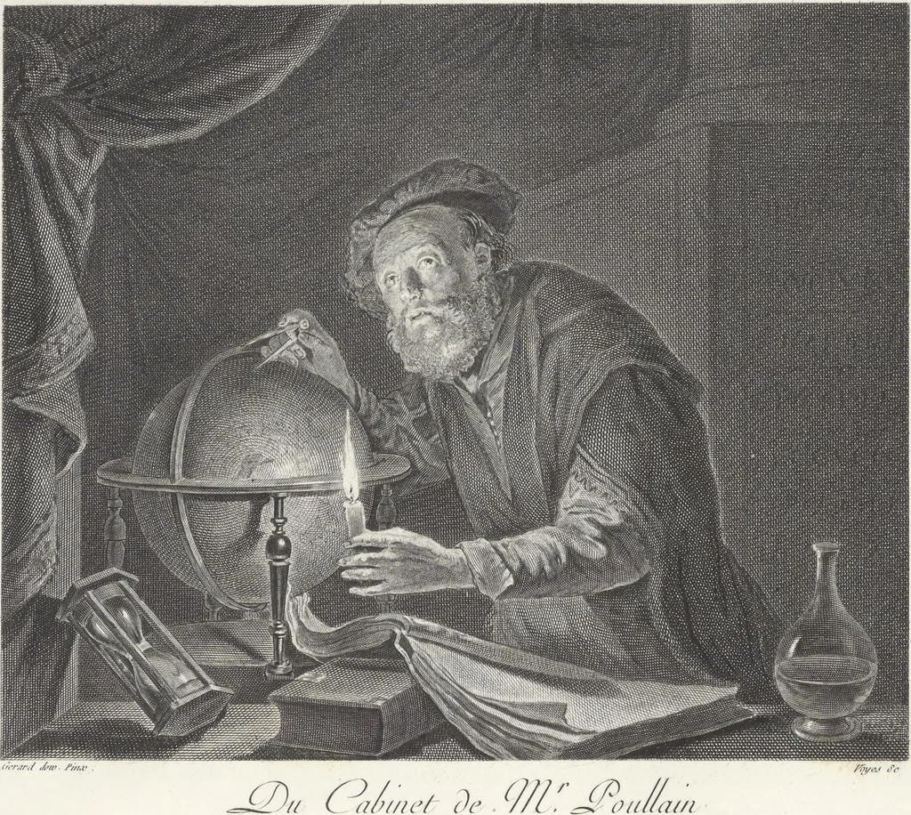 An illustration from Collection de cent-vingt estampes, gravées d'après les tableaux & dessins qui composoient le cabinet de M. Poullain, receveur général des domaines du roi, décédé en 1780 : précédé d'un abrégé historique de la vie des auteurs qui la composent, 1781, leaf 68