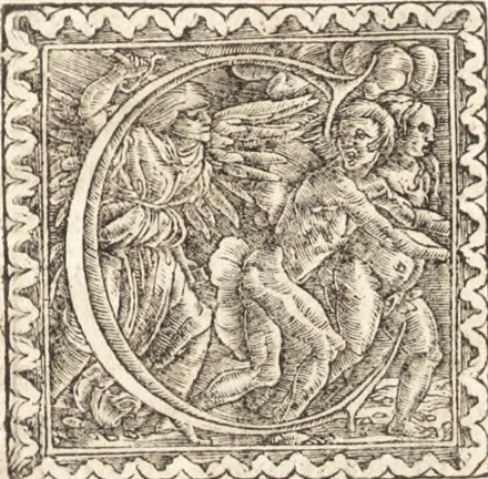 An illustration from D. Gregorii Nazianzeni Orationes XXX, 1531, leaf 158