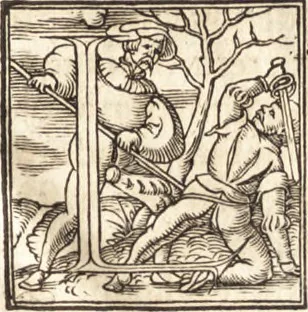 An illustration from D. Gregorii Nazianzeni Orationes XXX, 1531, leaf 332