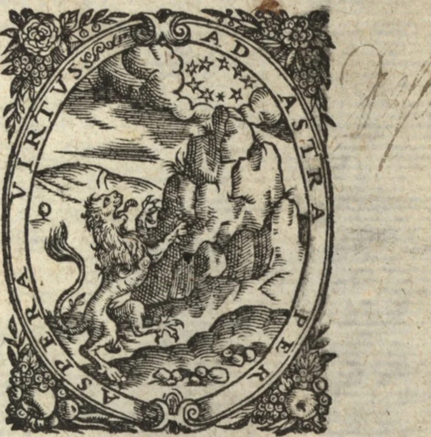 An illustration from Histoire naturelle et moralle des Indes, tant orientalles qu'occidentalles : où il est traittʹe des choses remarquables du ciel, des elemens, metaux, plantes & animaux qui sont propres de ce païs : ensemble des mœurs, ceremonies, loix, gouuernemens & guerres des mesmes Indiens, 1606, leaf 6