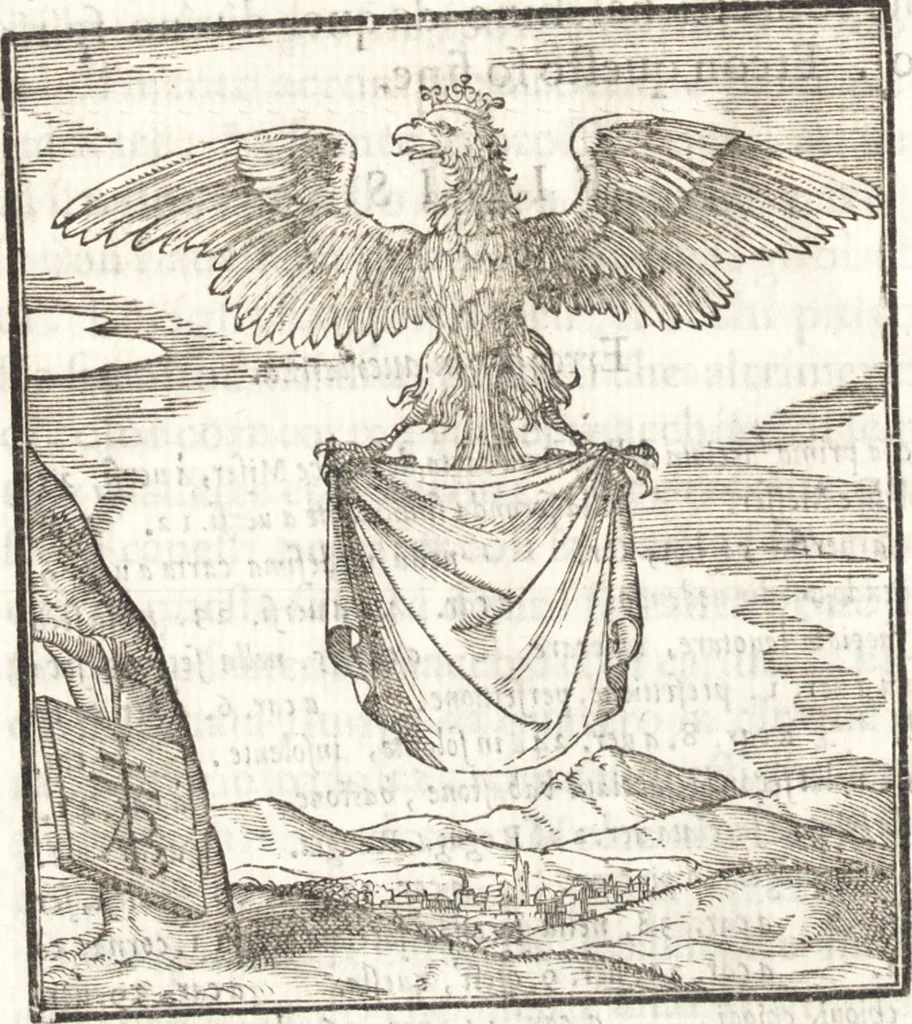 An illustration from Vita di Michelagnolo Bvonarroti, 1553, leaf 113