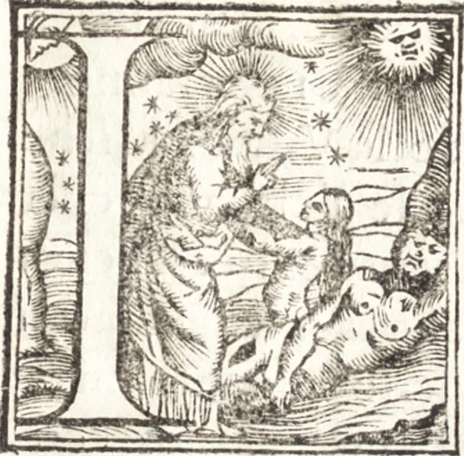 An illustration from Vita di Michelagnolo Bvonarroti, 1553, leaf 6