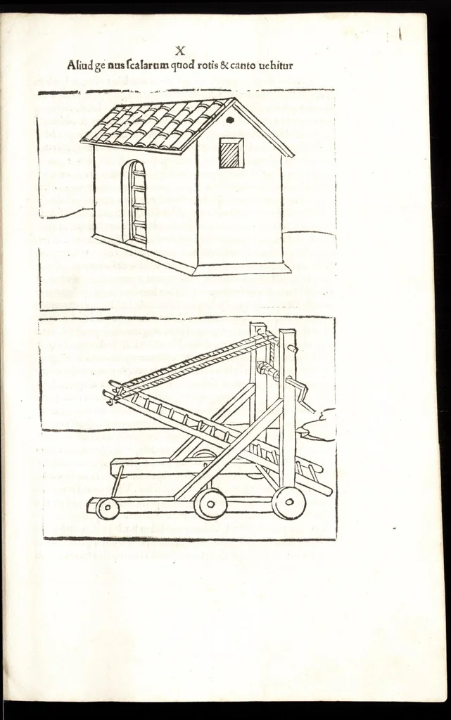 An illustration from Elenchus & index rerum militarium quae singulis codicis huius in uoluminibus continetur ut inpromptu sint uniuersa hoc est ne talium rerum curiosa perlegen .., leaf 348