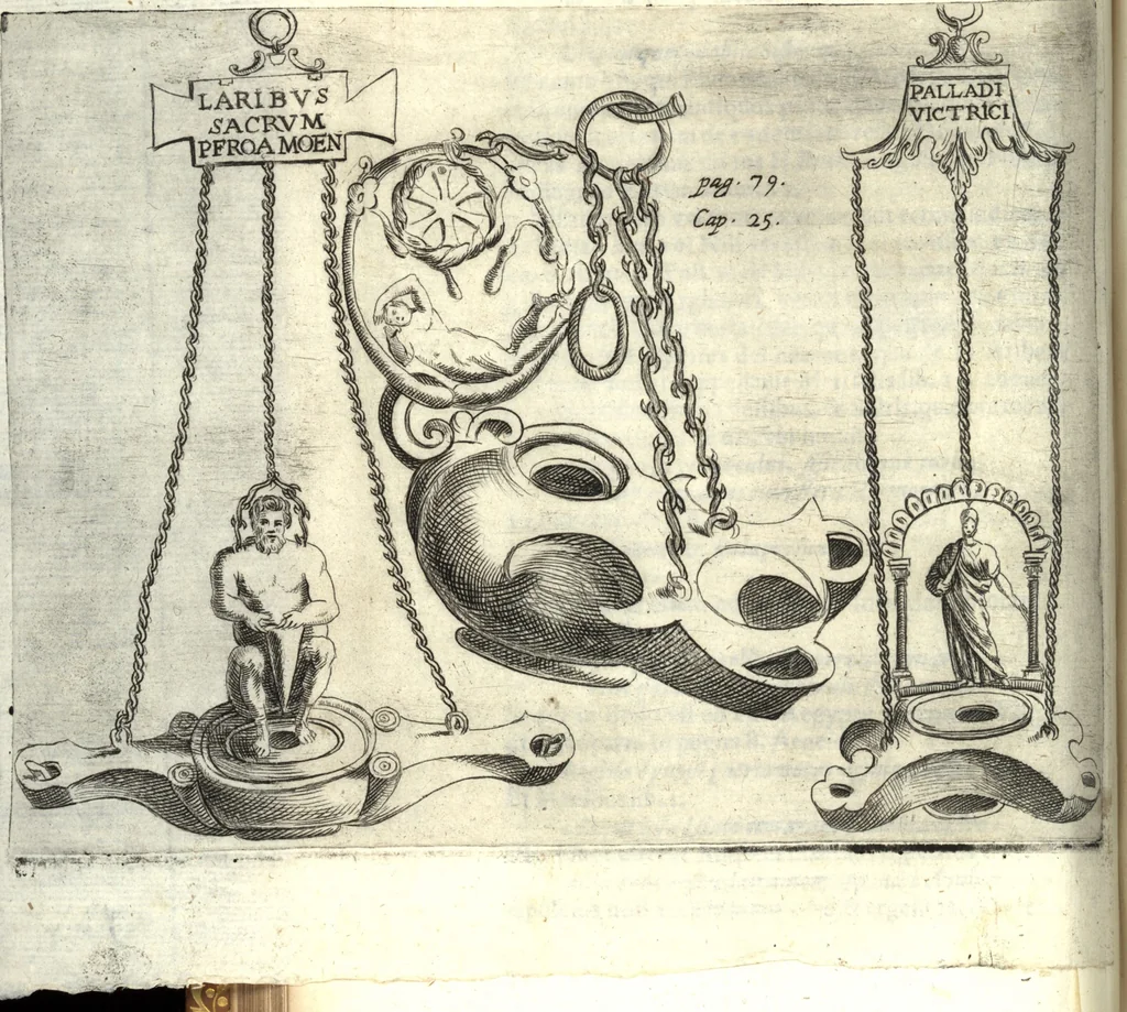 An illustration from De profanis et sacris veteribus ritibus, 1644, leaf 113