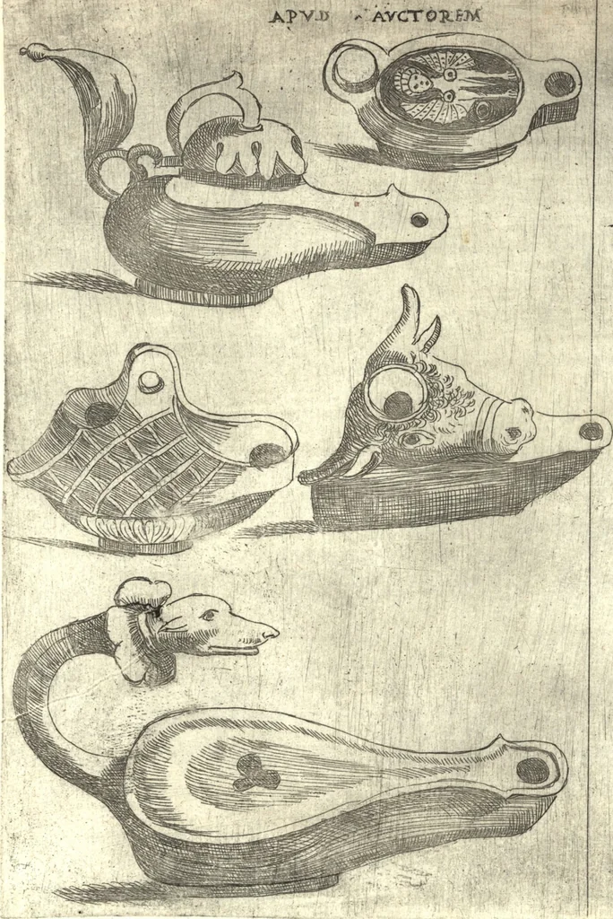 An illustration from De profanis et sacris veteribus ritibus, 1644, leaf 117