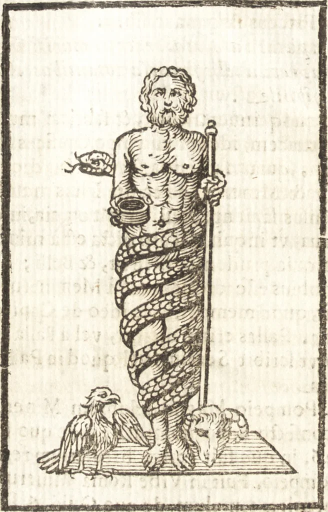 An illustration from De profanis et sacris veteribus ritibus, 1644, leaf 179