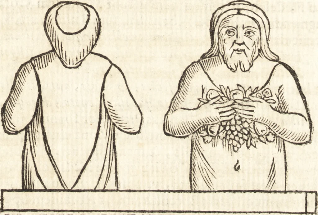 An illustration from De profanis et sacris veteribus ritibus, 1644, leaf 200