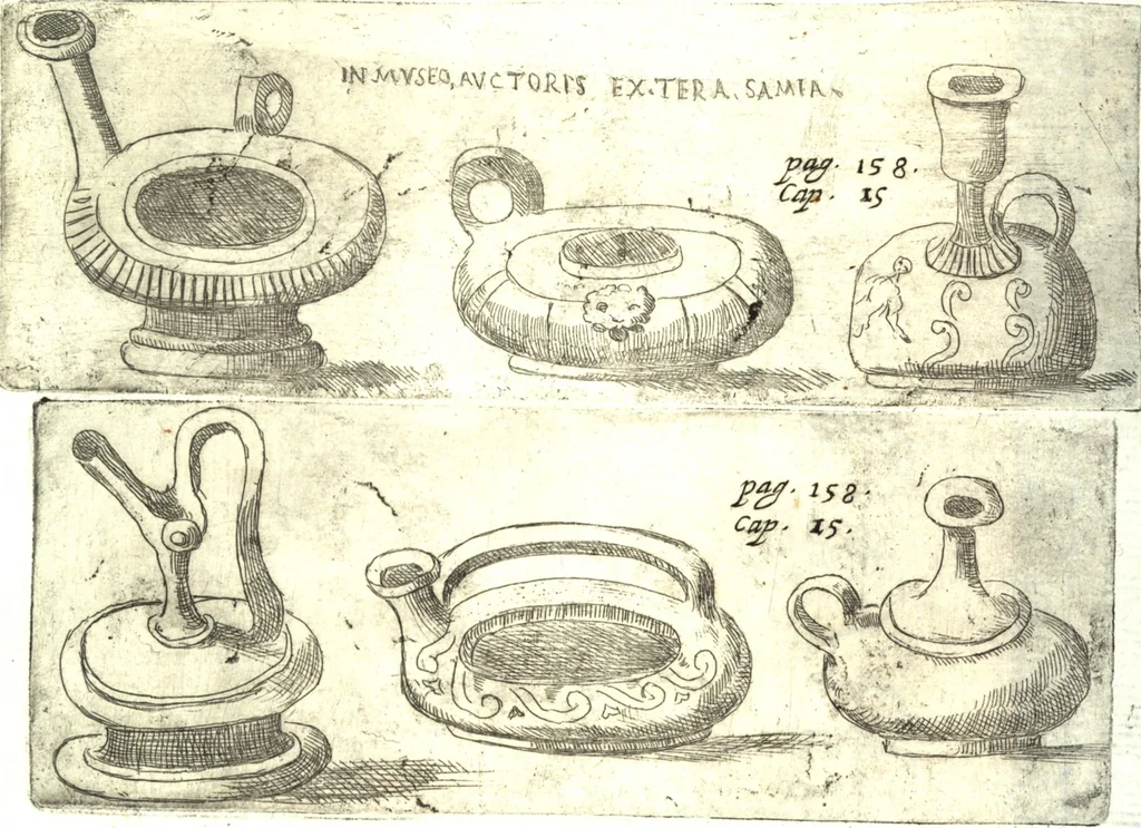 An illustration from De profanis et sacris veteribus ritibus, 1644, leaf 218