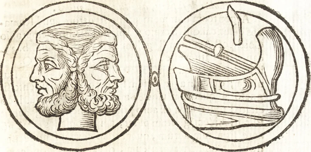 An illustration from De profanis et sacris veteribus ritibus, 1644, leaf 242