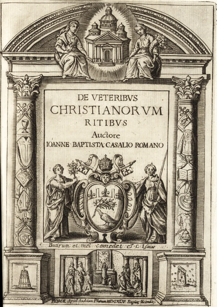An illustration from De profanis et sacris veteribus ritibus, 1644, leaf 366