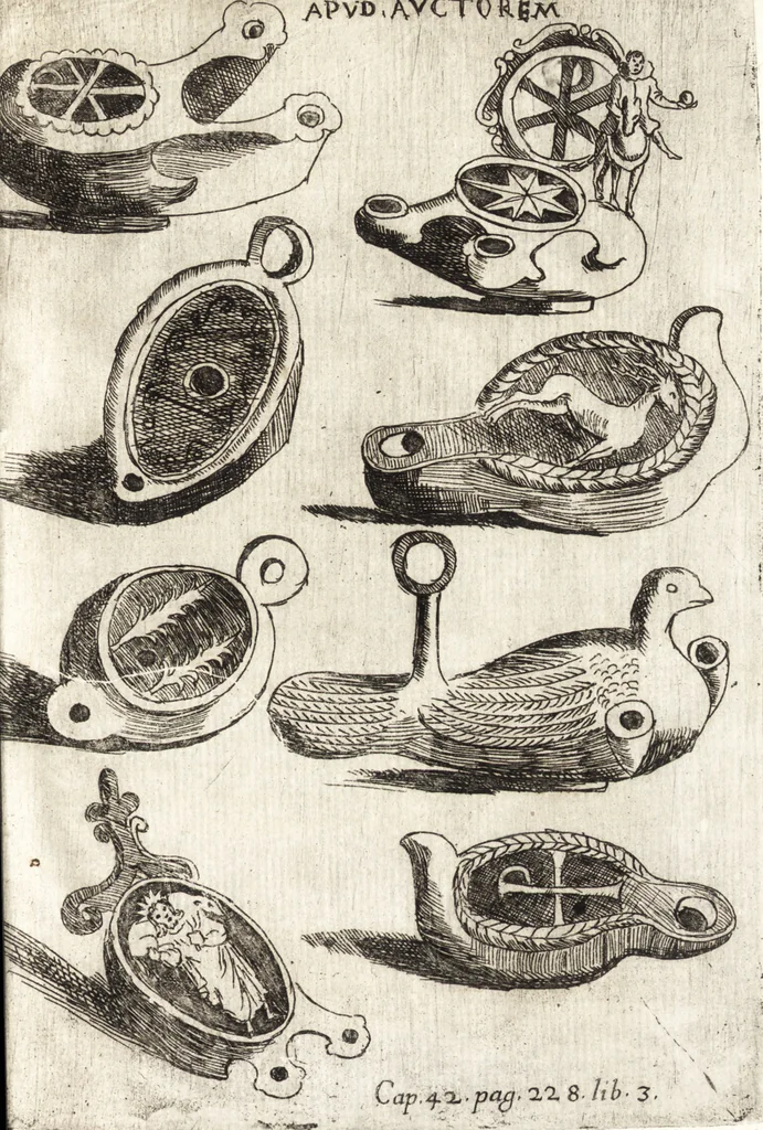 An illustration from De profanis et sacris veteribus ritibus, 1644, leaf 622