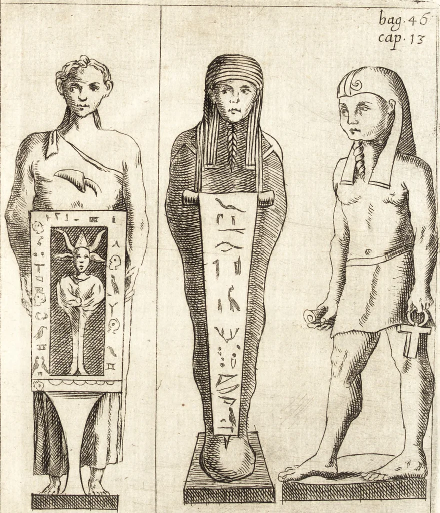 An illustration from De profanis et sacris veteribus ritibus, 1644, leaf 76