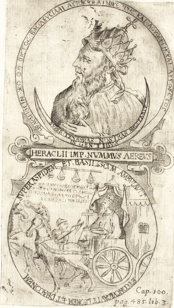 An illustration from De profanis et sacris veteribus ritibus, 1644, leaf 883