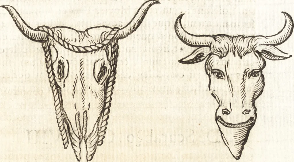 An illustration from De profanis et sacris veteribus ritibus, 1644, leaf 90