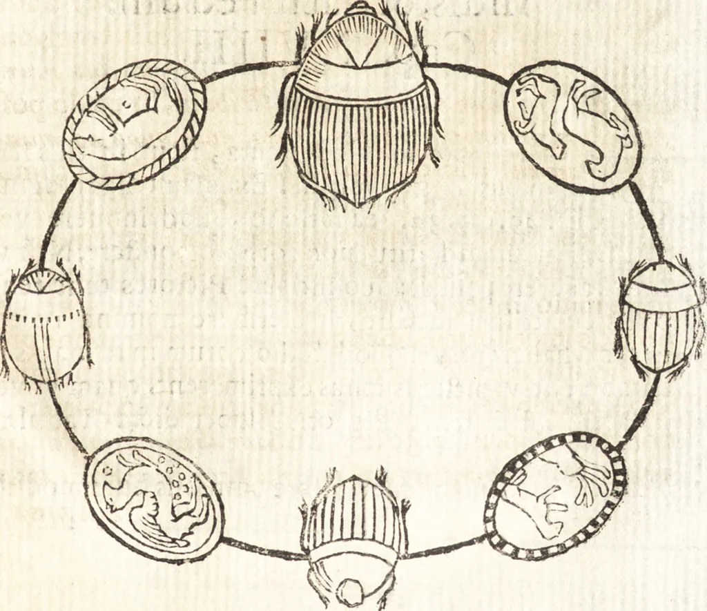 An illustration from De profanis et sacris veteribus ritibus, 1644, leaf 92