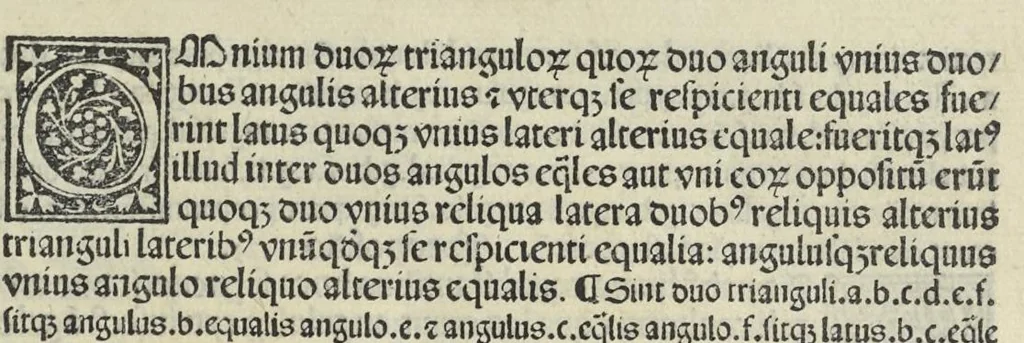 An illustration from Preclarissimũ opus elemento[rum], leaf 16