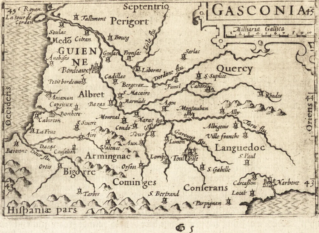 An illustration from Hand-boeck, of Cort begrijp der caerten ende beschryvinghen van alle landen des werelds, 1609, leaf 122