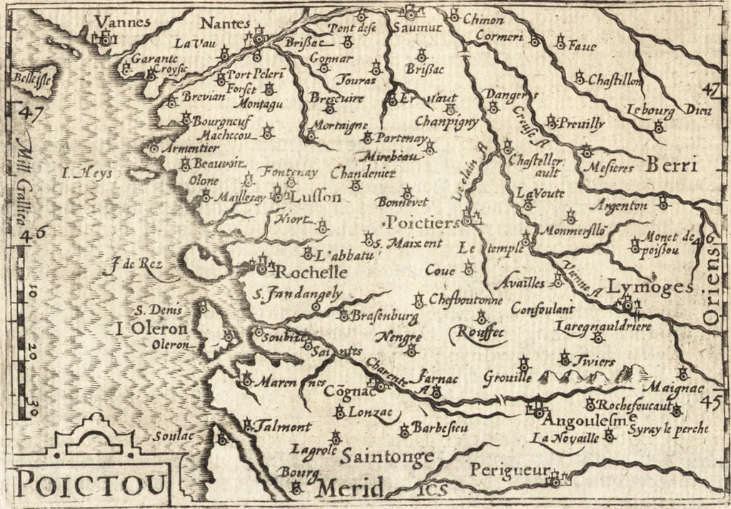 An illustration from Hand-boeck, of Cort begrijp der caerten ende beschryvinghen van alle landen des werelds, 1609, leaf 126