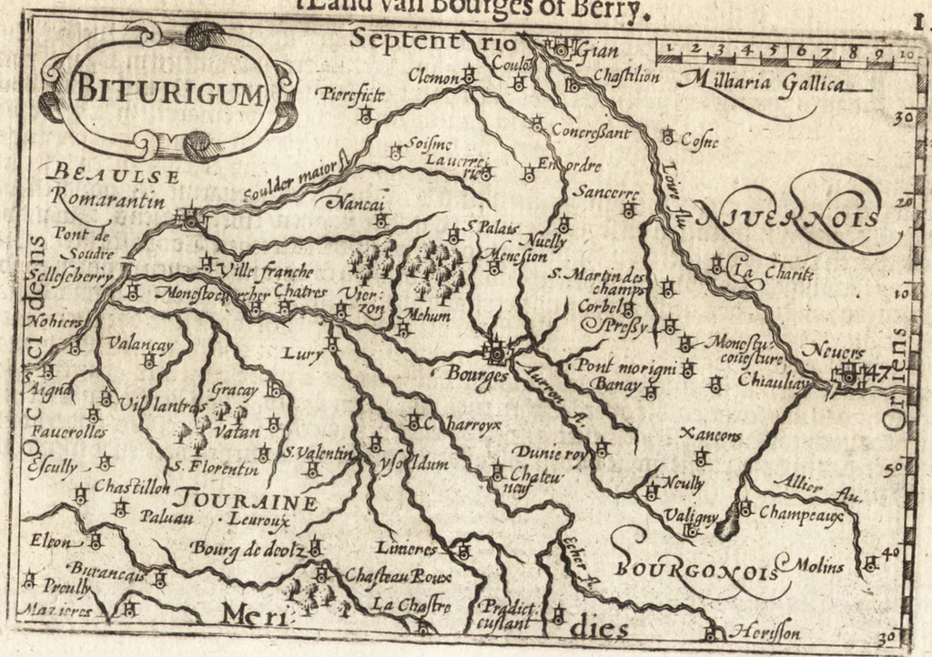 An illustration from Hand-boeck, of Cort begrijp der caerten ende beschryvinghen van alle landen des werelds, 1609, leaf 128