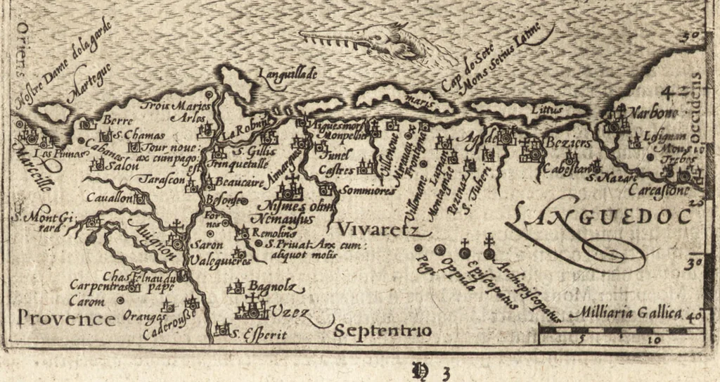 An illustration from Hand-boeck, of Cort begrijp der caerten ende beschryvinghen van alle landen des werelds, 1609, leaf 134