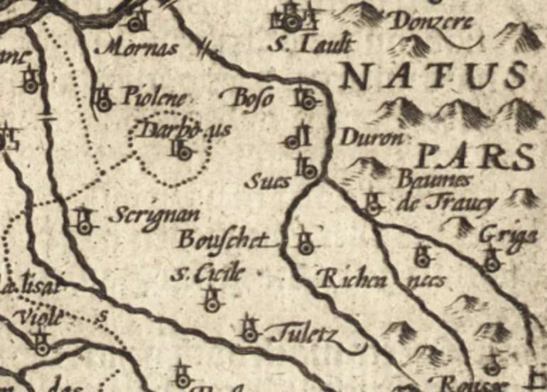An illustration from Hand-boeck, of Cort begrijp der caerten ende beschryvinghen van alle landen des werelds, 1609, leaf 136