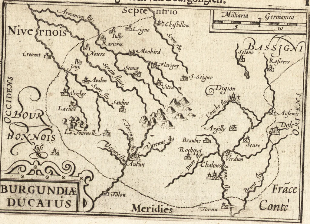 An illustration from Hand-boeck, of Cort begrijp der caerten ende beschryvinghen van alle landen des werelds, 1609, leaf 144